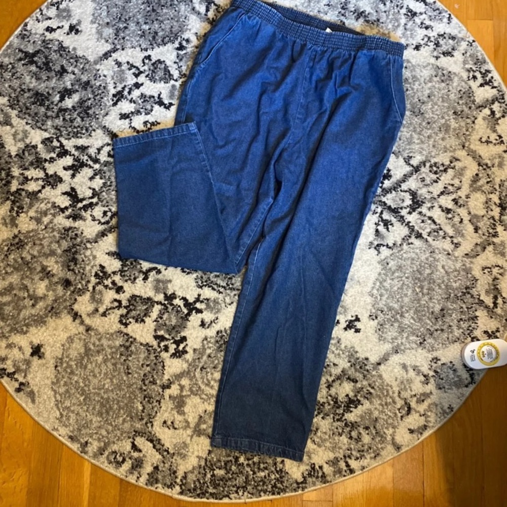4/25$ Womens Vintage Stretch Jeans Bend Over 14S